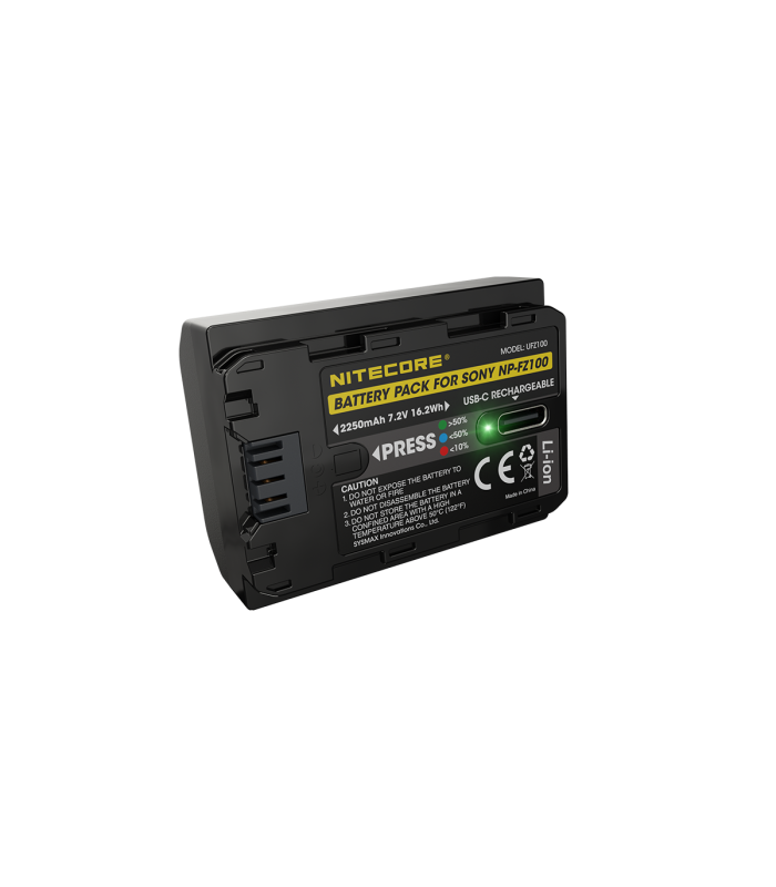 ΜΠΑΤΑΡΙΑ NITECORE for SONY UFZ-100, 7.2V , 2250mAh, 16.2Wh