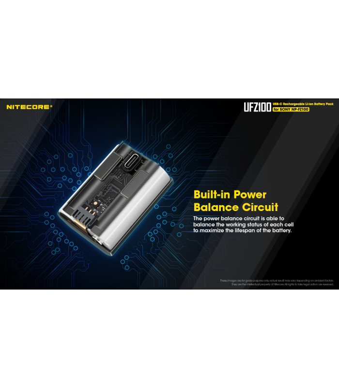 ΜΠΑΤΑΡΙΑ NITECORE for SONY UFZ-100, 7.2V , 2250mAh, 16.2Wh