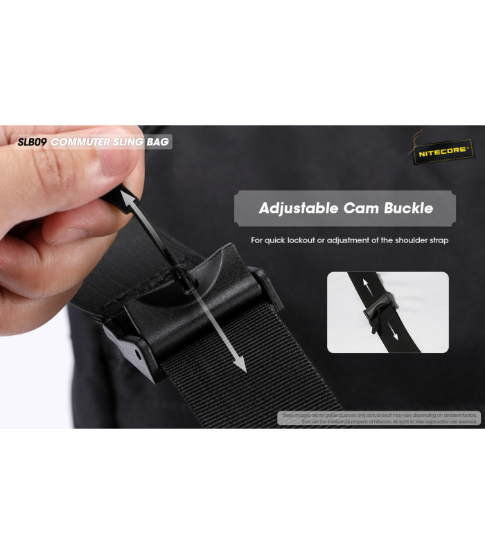 ΤΣΑΝΤΑΚΙ NITECORE EDC, SLB09, High Strength 500D Polyester Fabric, 9lt