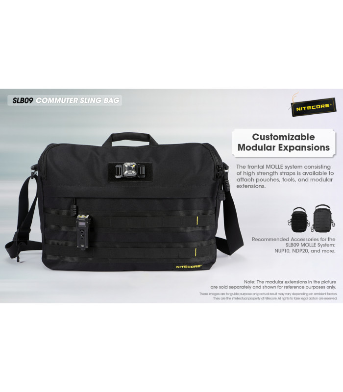 ΤΣΑΝΤΑΚΙ NITECORE EDC, SLB09, High Strength 500D Polyester Fabric, 9lt