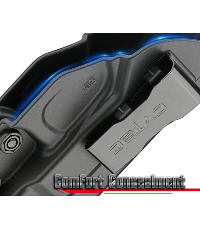 ΘΗΚΗ ΠΙΣΤΟΛΙΟΥ CYTAC, Εσωτερική με κλιπ για Jericho 941, Black