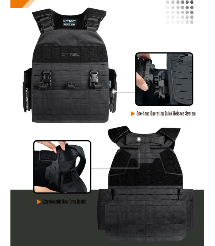 Plate Carrier Cytac, Utility