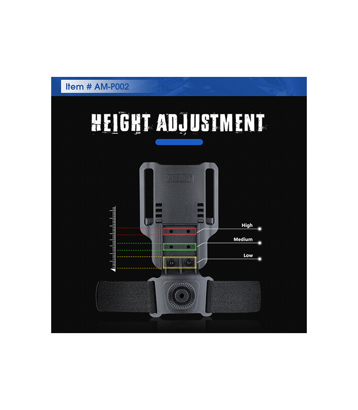 ΒΑΣΗ ΘΗΚΗΣ ΠΙΣΤΟΛΙΟΥ AMOMAX, Low Ride Duty Drop