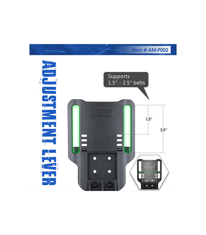 ΒΑΣΗ ΘΗΚΗΣ ΠΙΣΤΟΛΙΟΥ AMOMAX, Low Ride Duty Drop