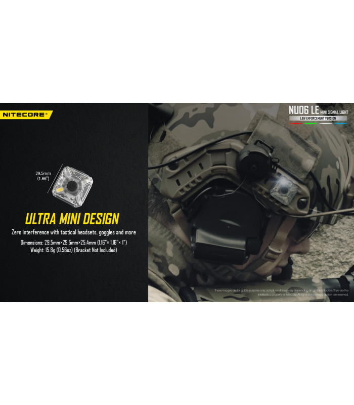 ΦΑΚΟΣ LED NITECORE HEADLAMP NU06LE