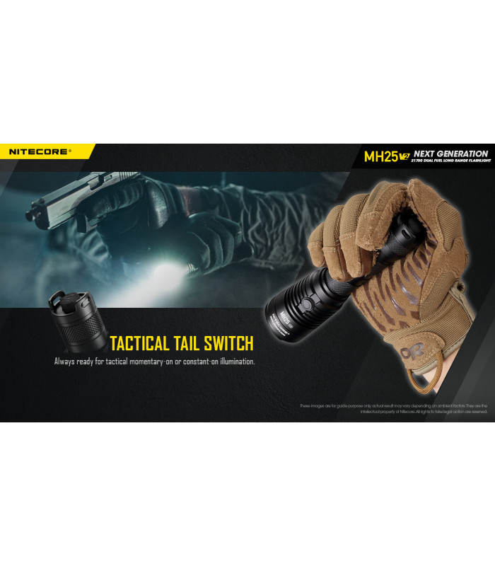 ΦΑΚΟΣ LED NITECORE MULTI TASK HYBRID MH25V2, 1300lumens