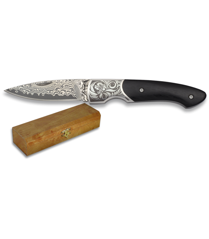 ΣΟΥΓΙΑΣ Albainox DAMASCUS Pocket knife,Blade Size 7.20 cm, 18424