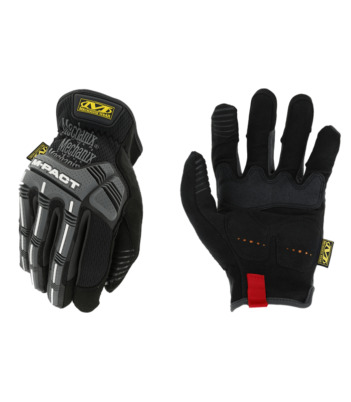 ΓΑΝΤΙΑ MECHANIX, M-pact, Open Cuff, Black Grey , Size LG