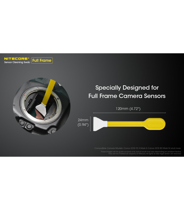 SENSOR CLEANING SWABS, 24mm, Full Frame