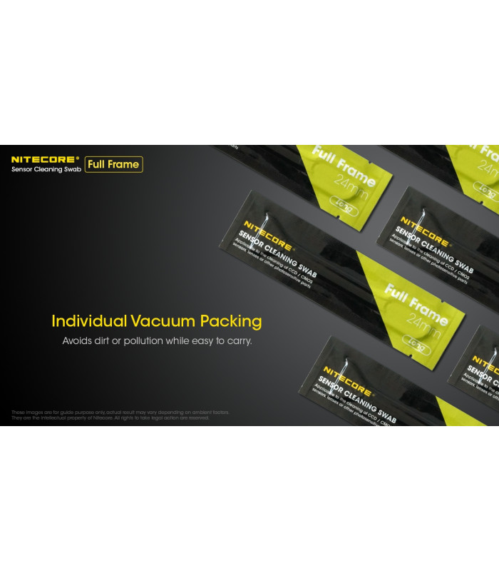 SENSOR CLEANING SWABS, 24mm, Full Frame