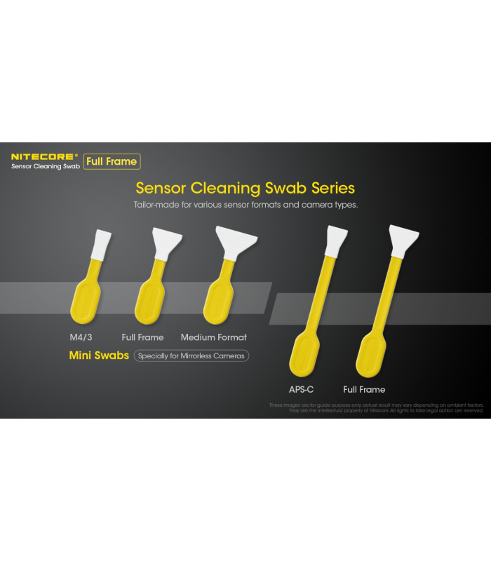 SENSOR CLEANING SWABS, 24mm, Full Frame