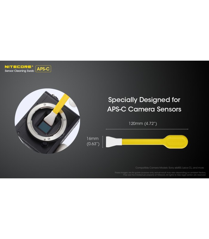 SENSOR CLEANING SWABS, Long 16mm, APS-C