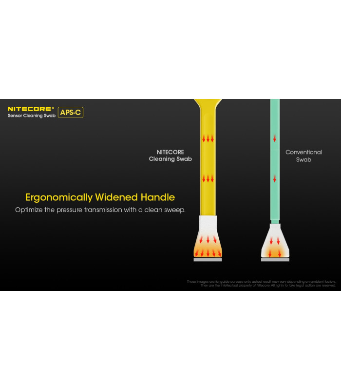 SENSOR CLEANING SWABS, Long 16mm, APS-C