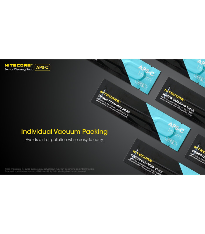 SENSOR CLEANING SWABS, Long 16mm, APS-C