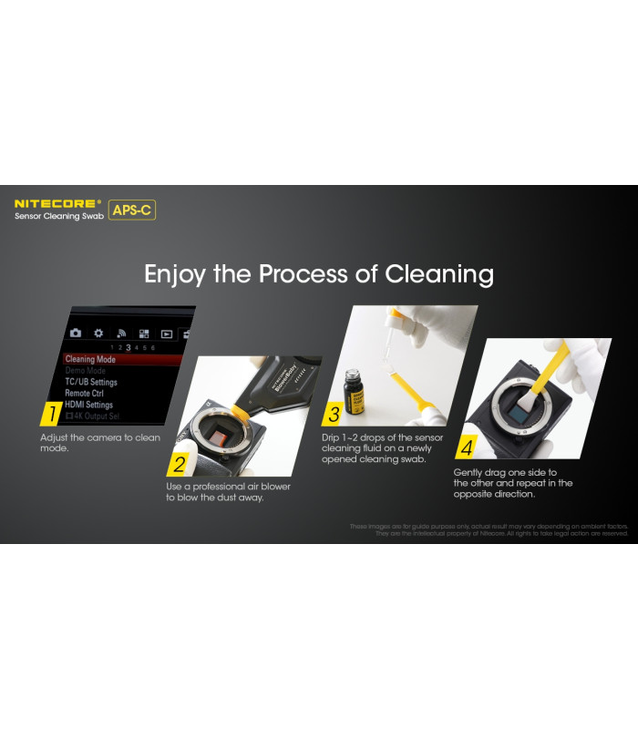 SENSOR CLEANING SWABS, Long 16mm, APS-C