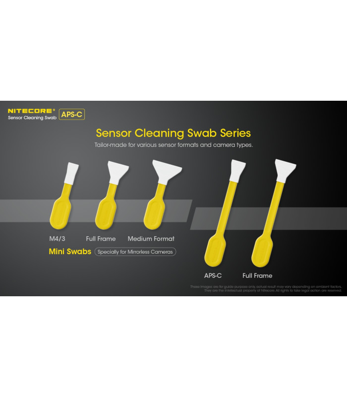 SENSOR CLEANING SWABS, Long 16mm, APS-C