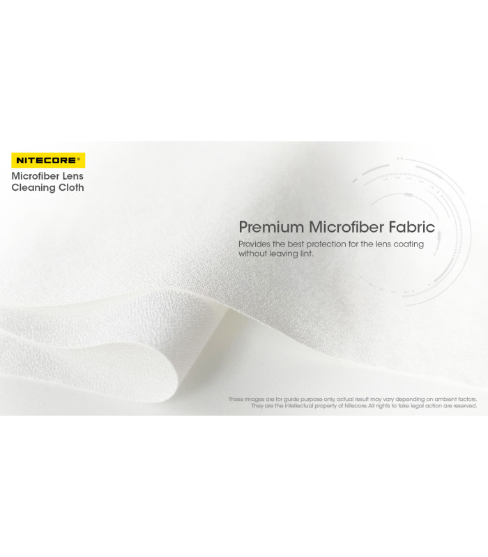 MICROFIBER LENS CLEANING CLOTHS, NITECORE