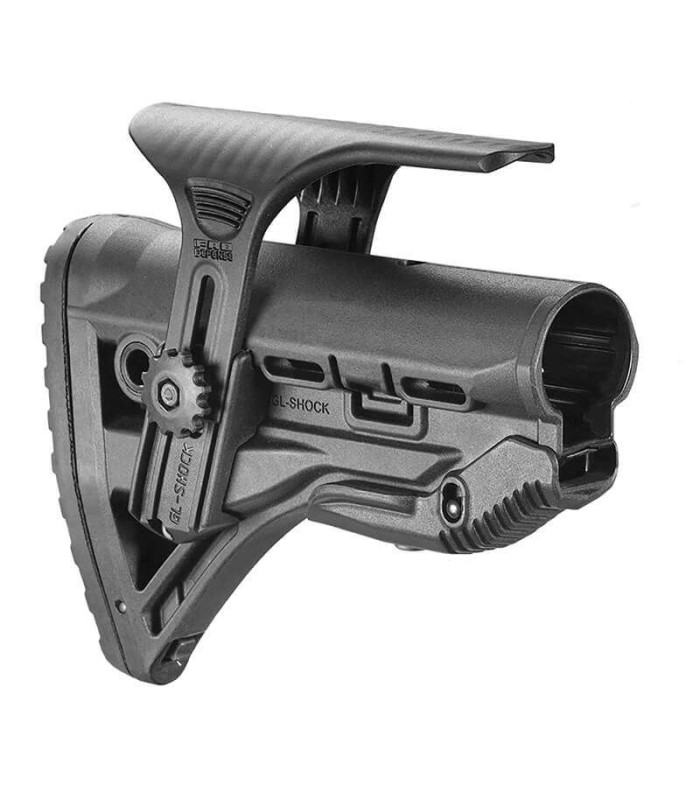 FAB DEFENSE GL-SHOCK CP M4/AR15 SHOCK ABSORBING BUTTSTOCK WITH CHEEK REST