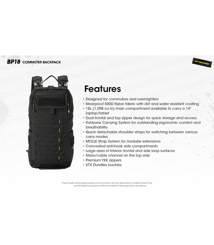 ΣΑΚΙΔΙΟ NITECORE Backpack BP18