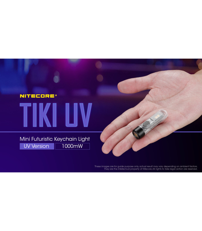 ΦΑΚΟΣ LED NITECORE TIKI UV, USB-C, 1000 mW