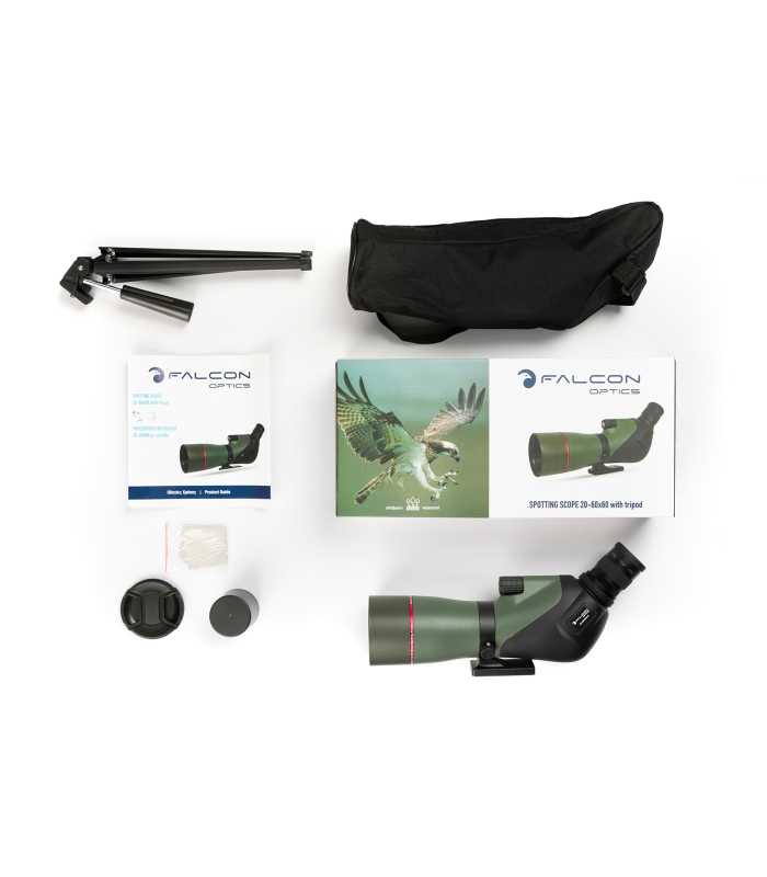 ΤΗΛΕΣΚΟΠΙΟ FALCON Optics Spotting Scope 20-60x60, Black
