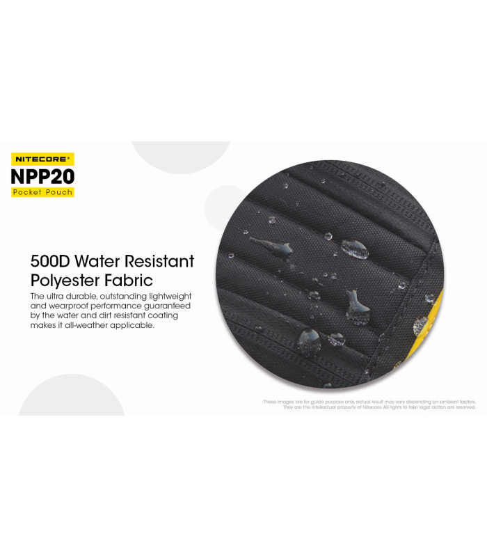ΤΣΑΝΤΑΚΙ NITECORE NPP20, 500D Water Resistant Polyester Fabric