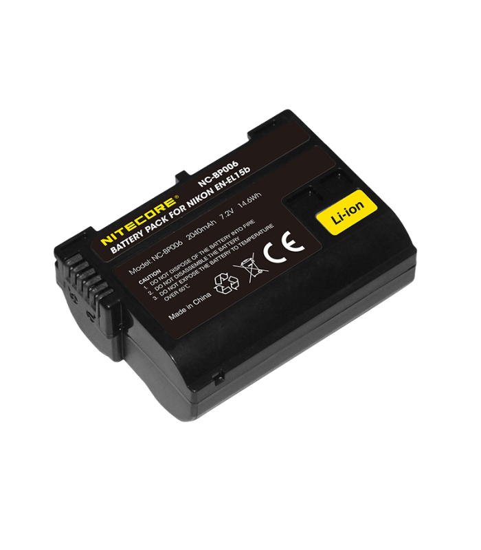 ΜΠΑΤΑΡΙΑ NITECORE for Nikon EN-EL15b, 7.2V , 2040mAh, 14.6Wh