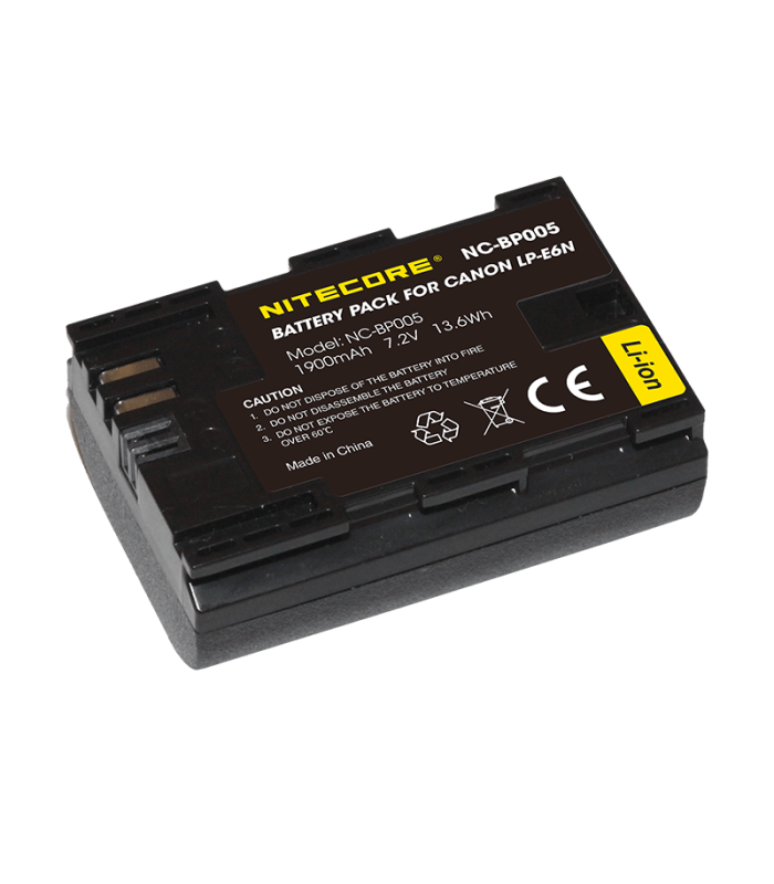 ΜΠΑΤΑΡΙΑ NITECORE for Canon LP-E6N, 7.2V , 1900mAh, 13.6Wh
