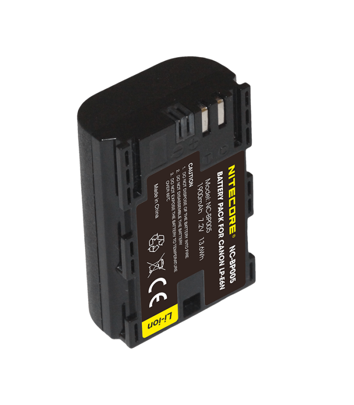 ΜΠΑΤΑΡΙΑ NITECORE for Canon LP-E6N, 7.2V , 1900mAh, 13.6Wh