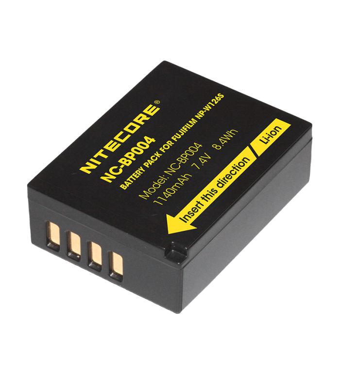 ΜΠΑΤΑΡΙΑ NITECORE for Fujifilm NP-W126S, 7.2V , 1140mAh, 8.4Wh