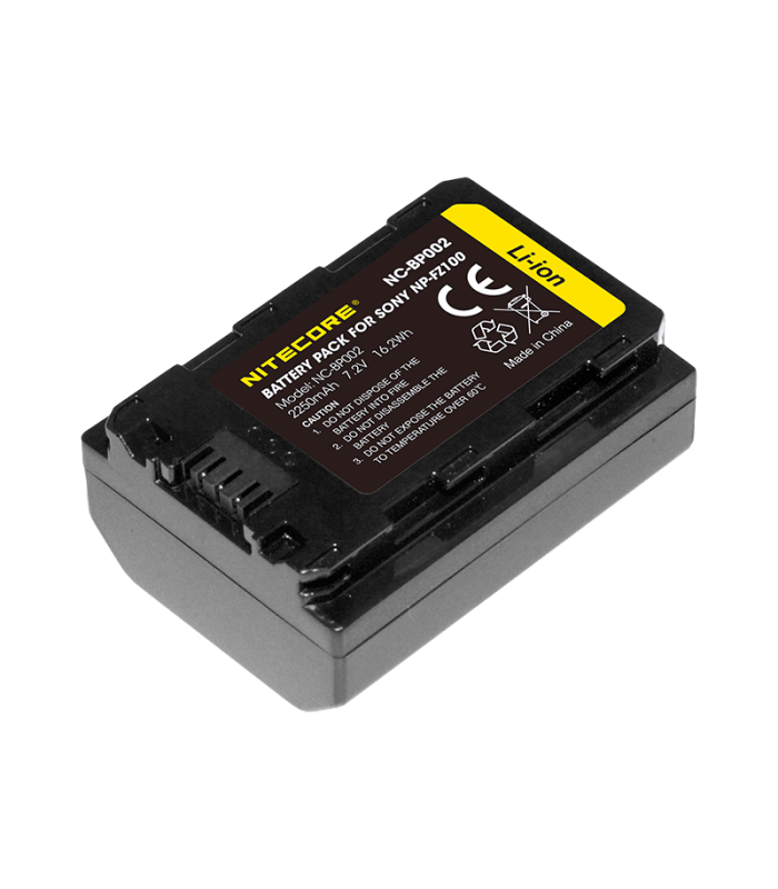 ΜΠΑΤΑΡΙΑ NITECORE for SONY NP-FZ100, 7.2V , 2250mAh, 16.2Wh
