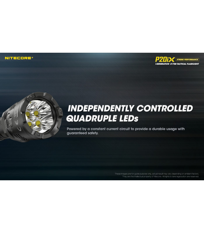 ΦΑΚΟΣ LED NITECORE PRECISE P20ix, Tactical, Strobe Ready