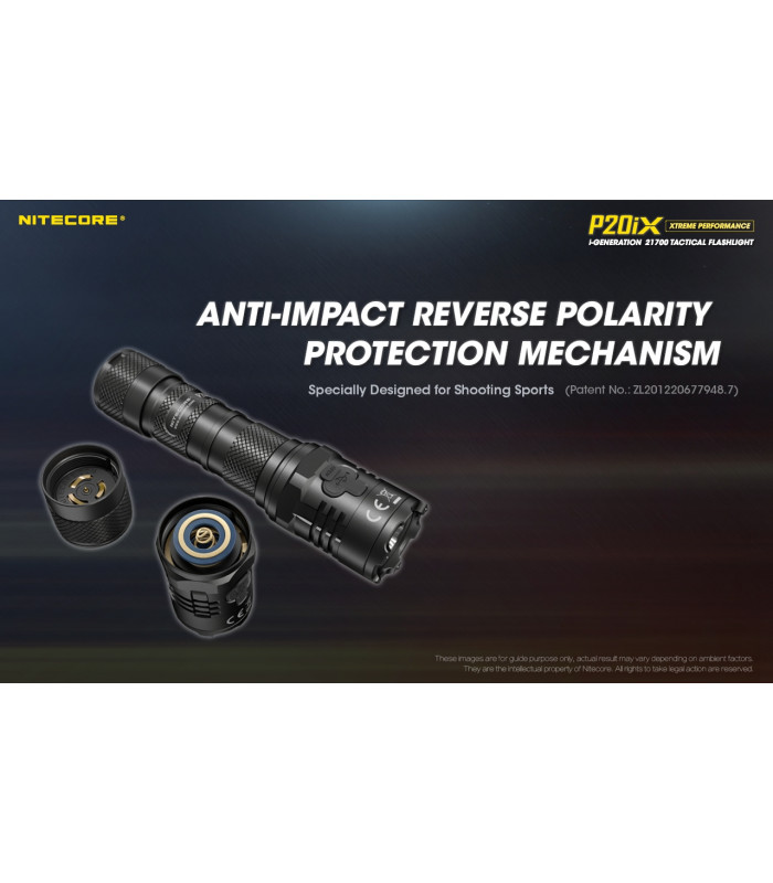 ΦΑΚΟΣ LED NITECORE PRECISE P20ix, Tactical, Strobe Ready