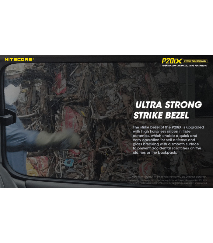 ΦΑΚΟΣ LED NITECORE PRECISE P20ix, Tactical, Strobe Ready