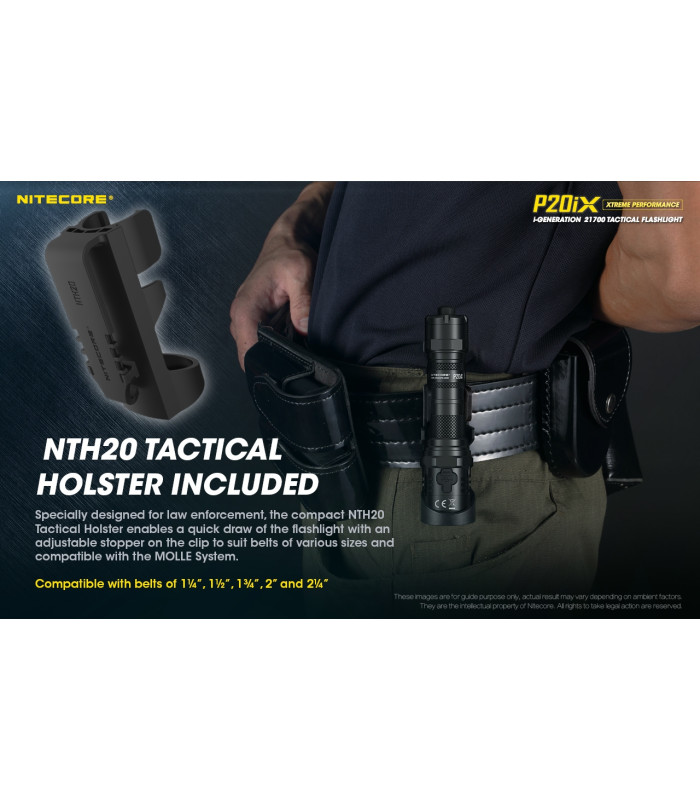 ΦΑΚΟΣ LED NITECORE PRECISE P20ix, Tactical, Strobe Ready