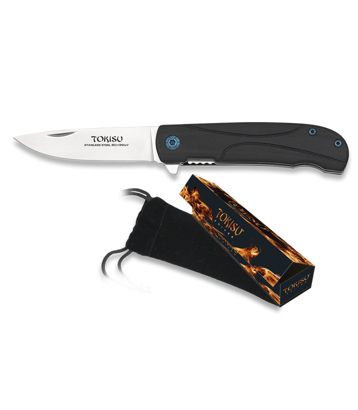 ΣΟΥΓΙΑΣ TOKISU pocket knife. G10/CNC . Blade 7cm, 18681