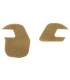 Ύφασμα τύπου βέλκρο (Hook-and-Loop), EARMOR χαμηλού προφίλ, Coyote Brown