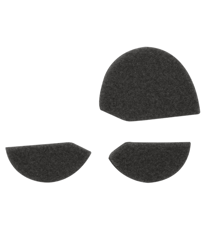 Ύφασμα τύπου βέλκρο (Hook-and-Loop), EARMOR χαμηλού προφίλ, Μαύρο