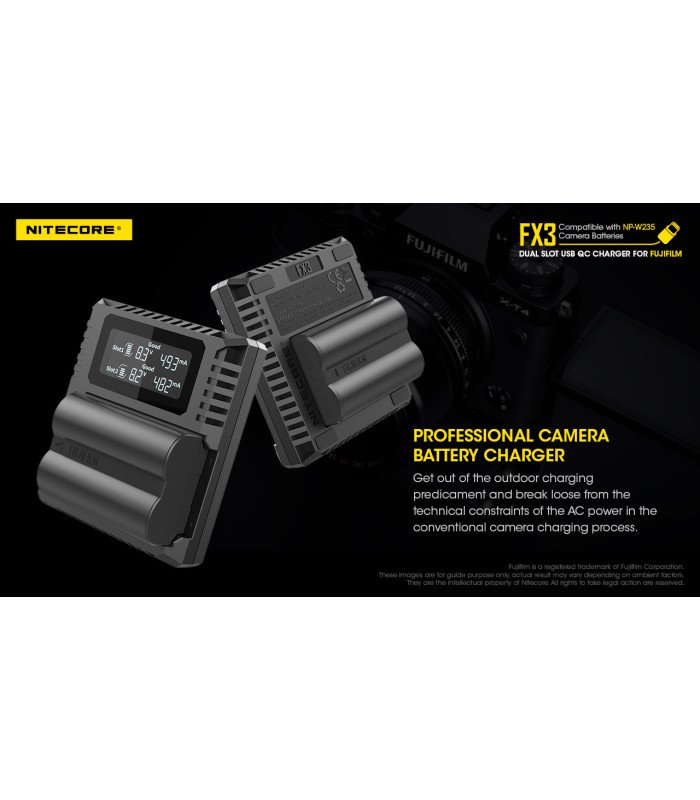 ΦΟΡΤΙΣΤΗΣ NITECORE FX3 για Fujifilm