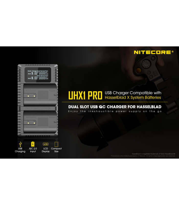 ΦΟΡΤΙΣΤΗΣ NITECORE UHX1 pro , Hasselblad X