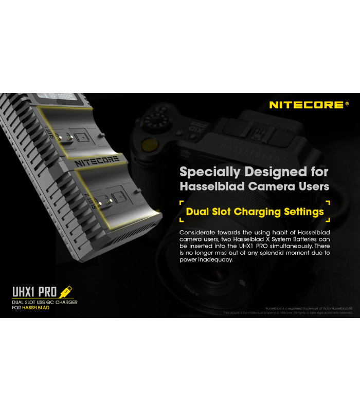 ΦΟΡΤΙΣΤΗΣ NITECORE UHX1 pro , Hasselblad X