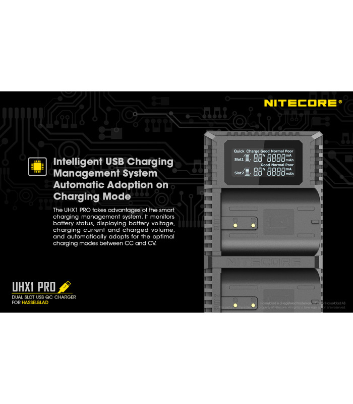 ΦΟΡΤΙΣΤΗΣ NITECORE UHX1 pro , Hasselblad X