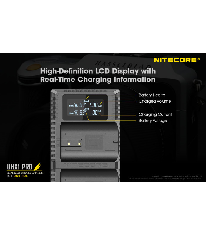 ΦΟΡΤΙΣΤΗΣ NITECORE UHX1 pro , Hasselblad X