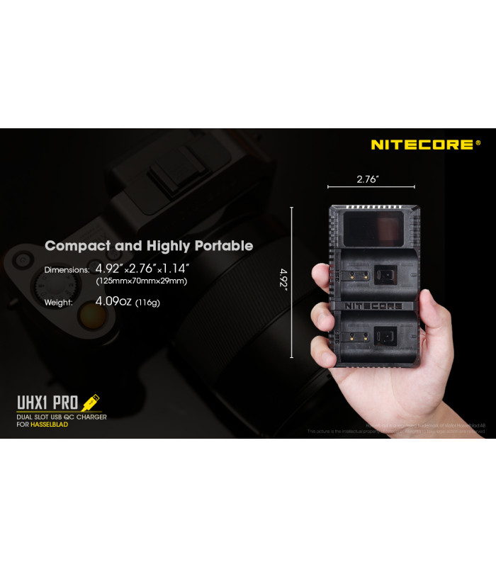 ΦΟΡΤΙΣΤΗΣ NITECORE UHX1 pro , Hasselblad X
