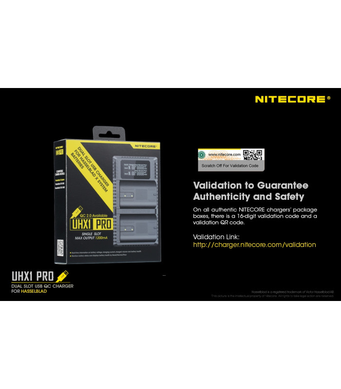 ΦΟΡΤΙΣΤΗΣ NITECORE UHX1 pro , Hasselblad X