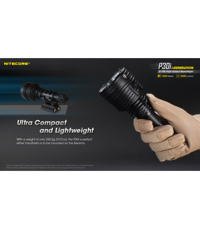 ΦΑΚΟΣ LED NITECORE PRECISE P30i, Hunting Kit , with GM02MH