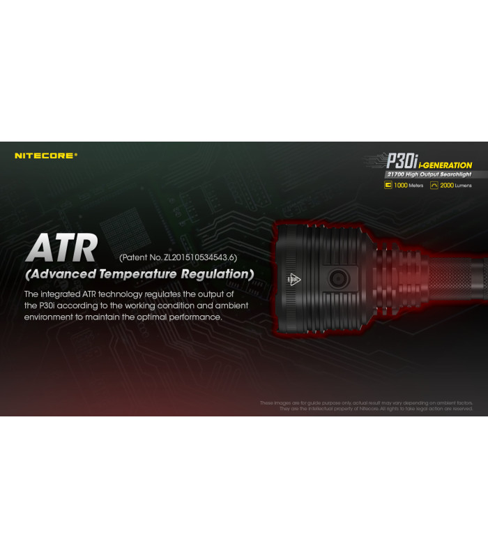 ΦΑΚΟΣ LED NITECORE PRECISE P30i, Hunting Kit , with GM02MH