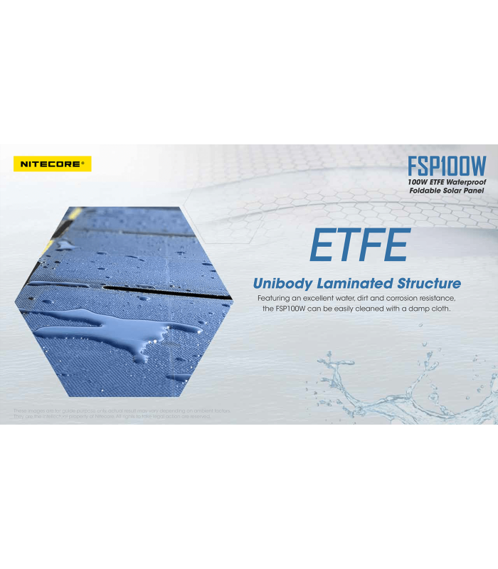 ΗΛΙΑΚΟ PANEL NITECORE FSP100W, Φορητό, 100W, Αδιάβροχο