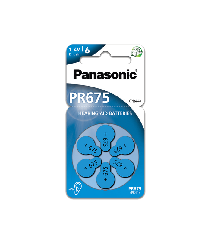 ΜΠΑΤΑΡΙΑ PANASONIC PR675 - Ακουστικών 6άδα
