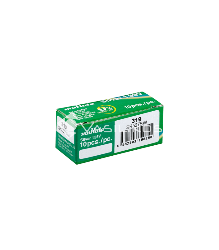 ΜΠΑΤΑΡΙΑ MURATA 1.5v SR527SWN/319 0%HG (τιμή τεμαχίου)
